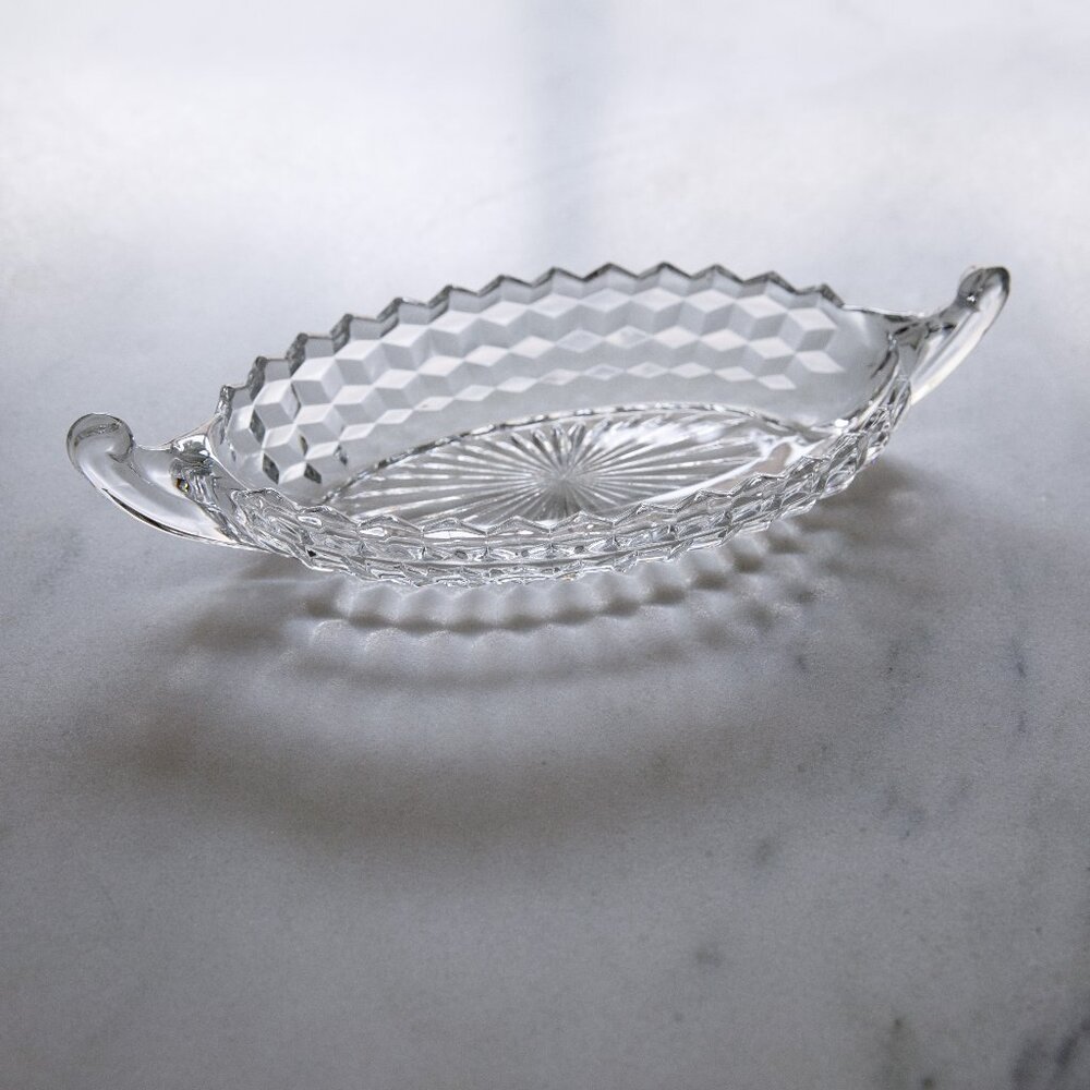 Fostoria American Large Serving Boat 11 7/8"